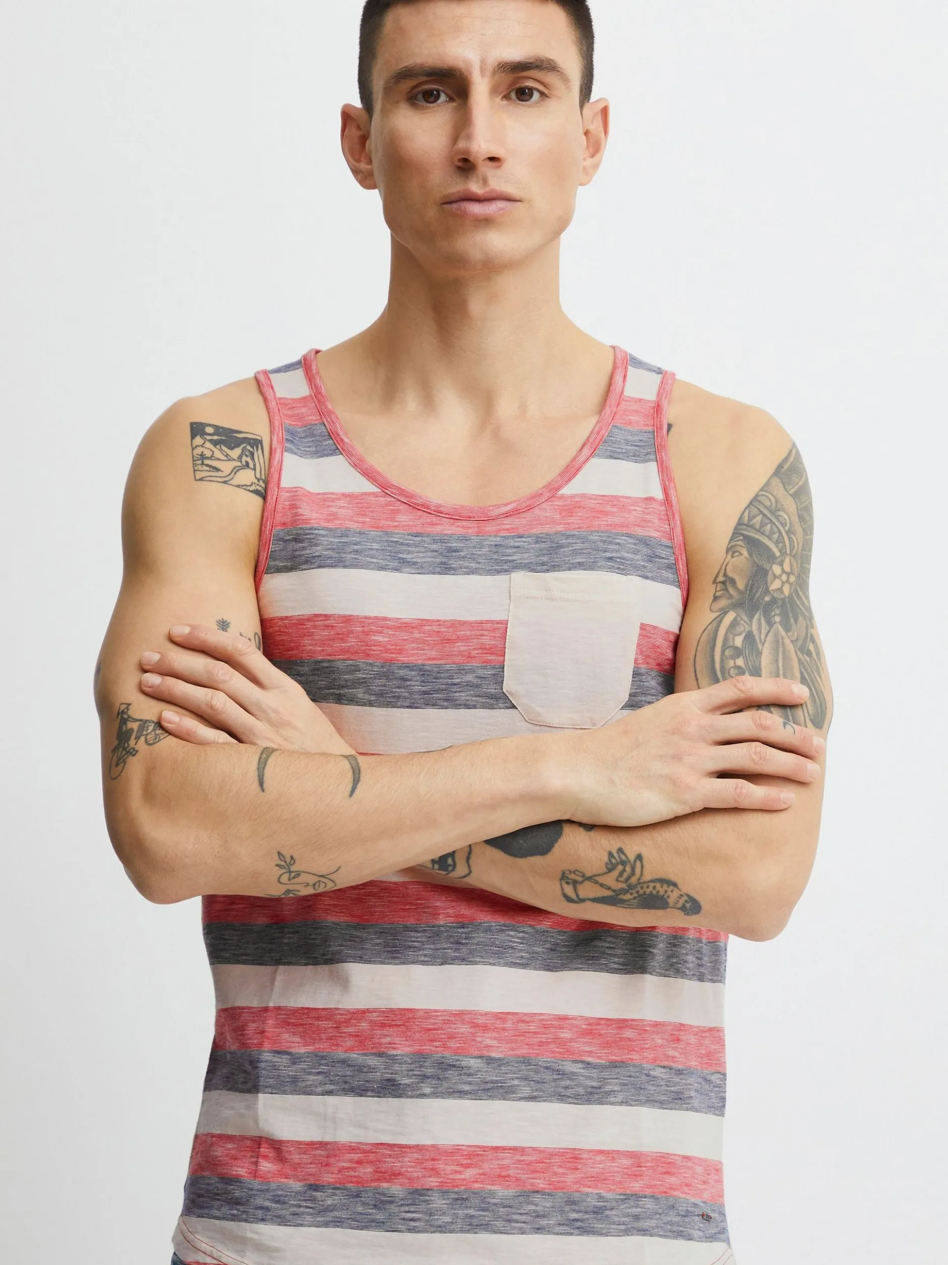 Solid Herren Tanktop - SDWhicco in rot
