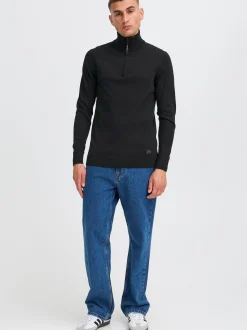 Solid Herren Troyer - SDAkanvis in schwarz