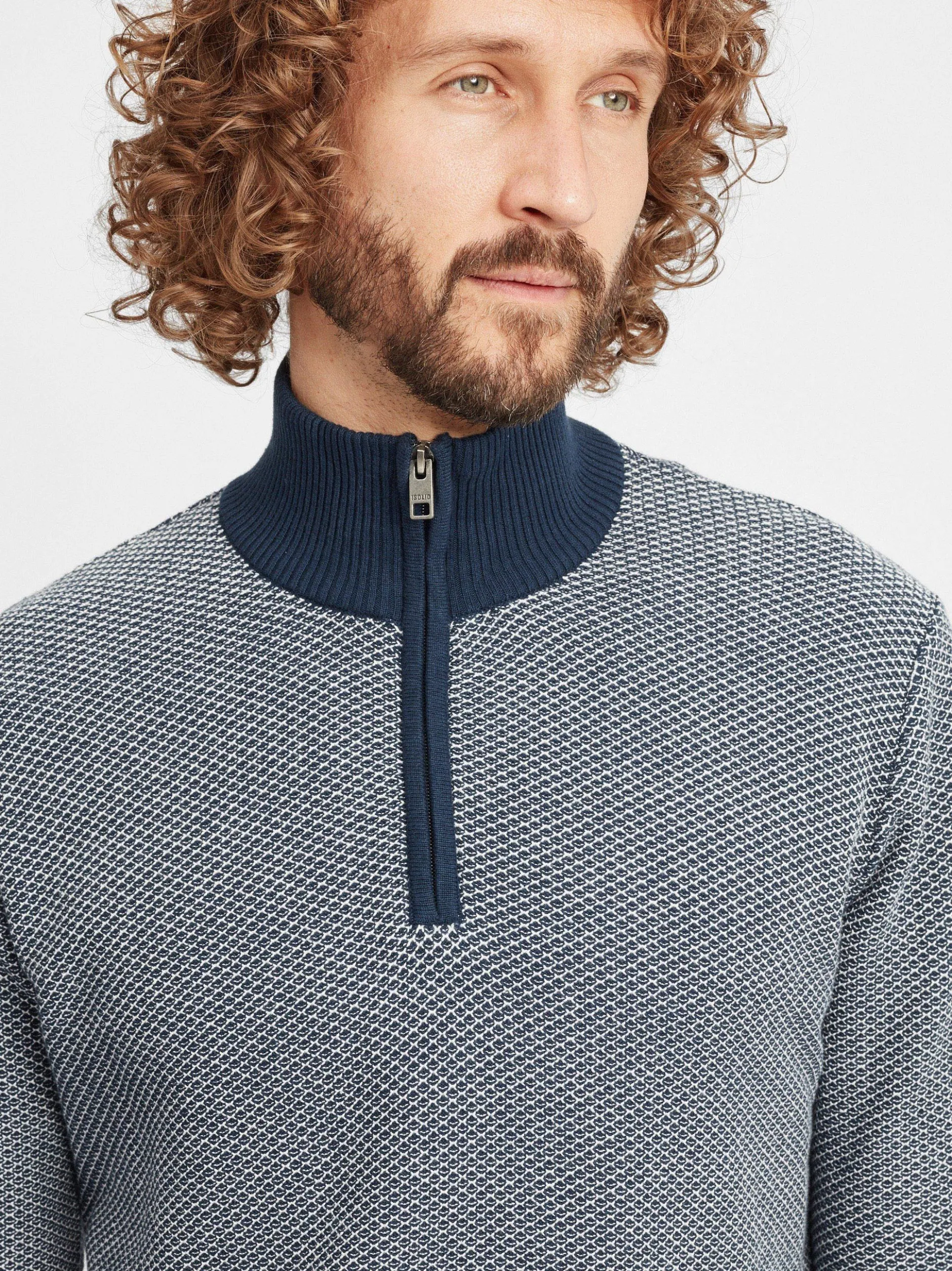 Solid Herren Troyer - SDDuncan in blau