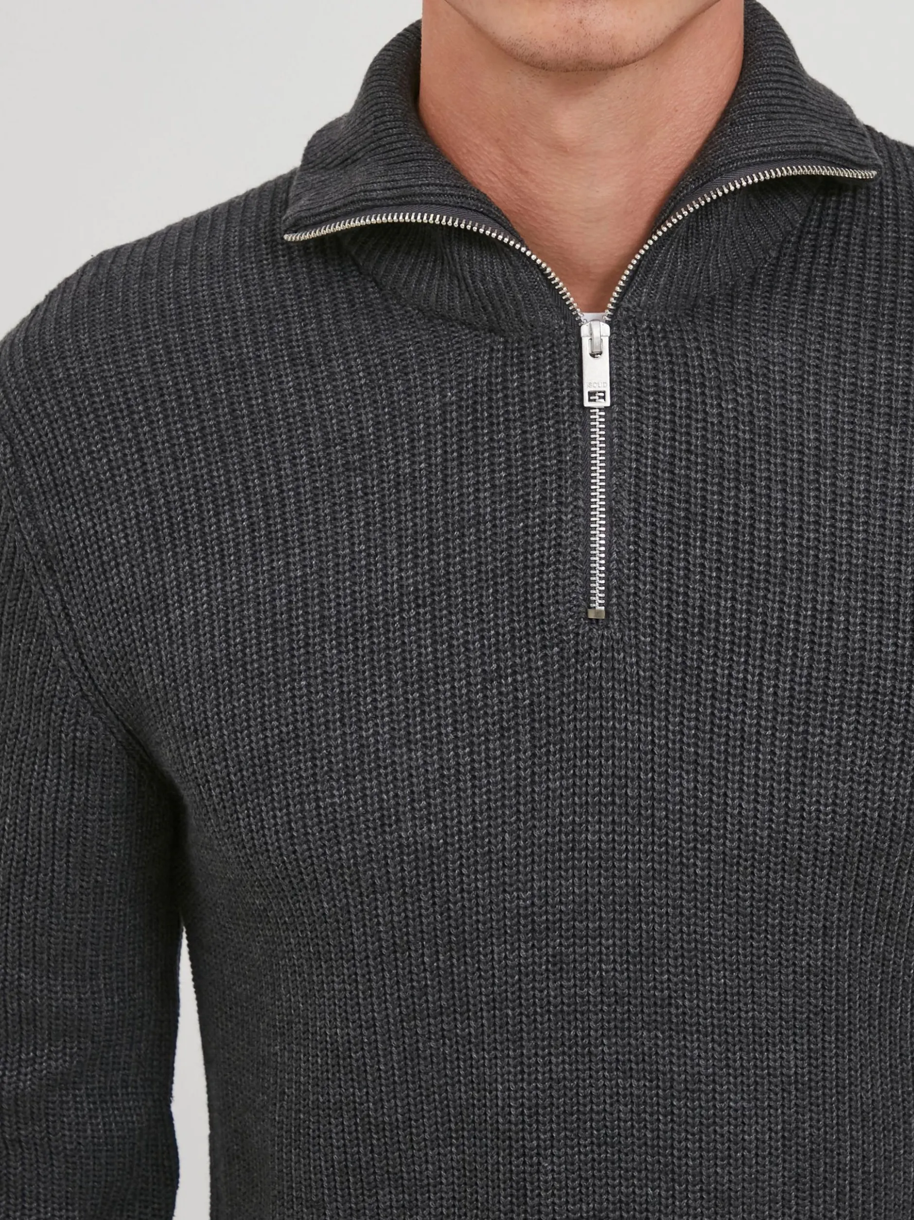 Solid Herren Troyer - SDPaparazzi in grau
