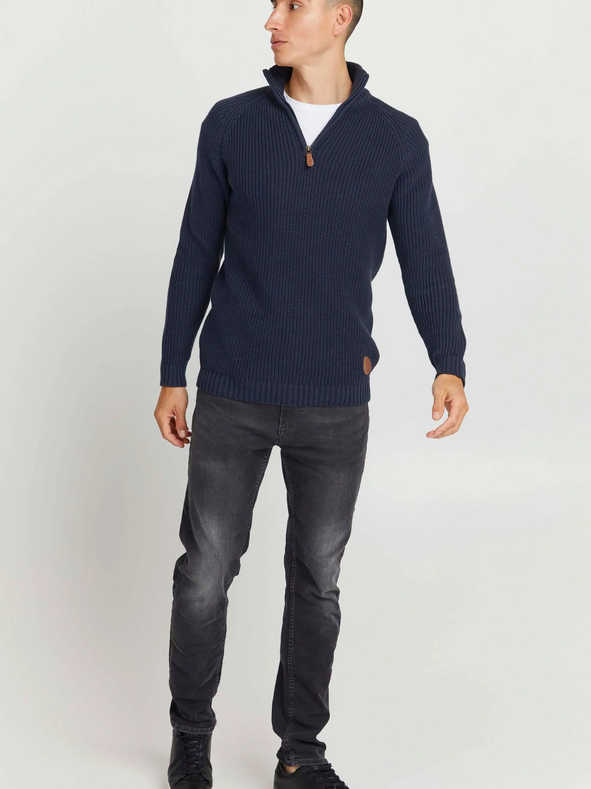 Solid Herren Troyer - SDXenox in blau