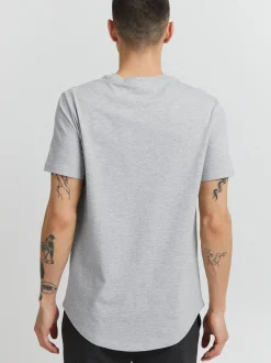Solid Herren T-Shirt - SDBasto in hellgrau