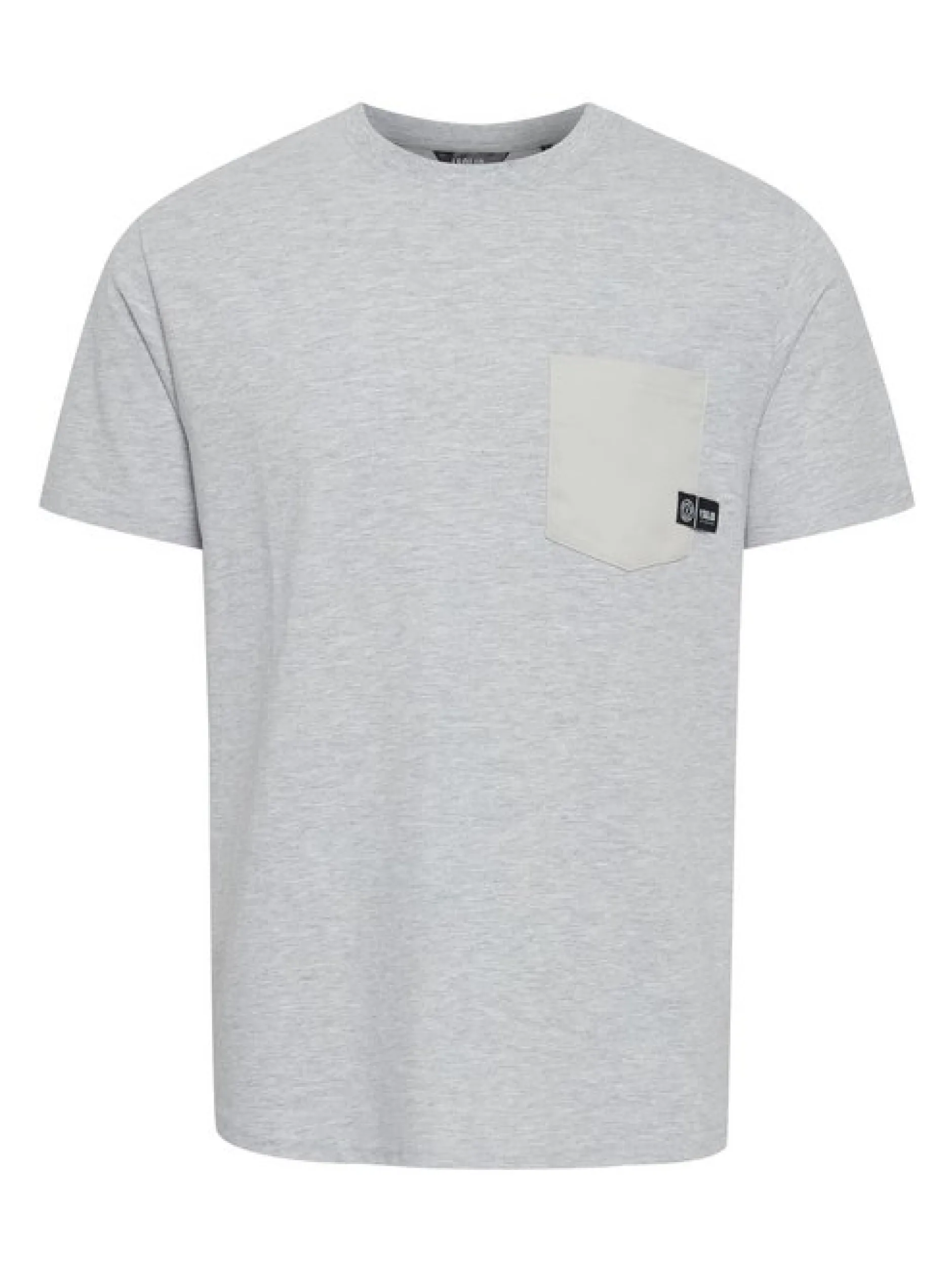 Solid Herren T-Shirt - SDBasto in hellgrau