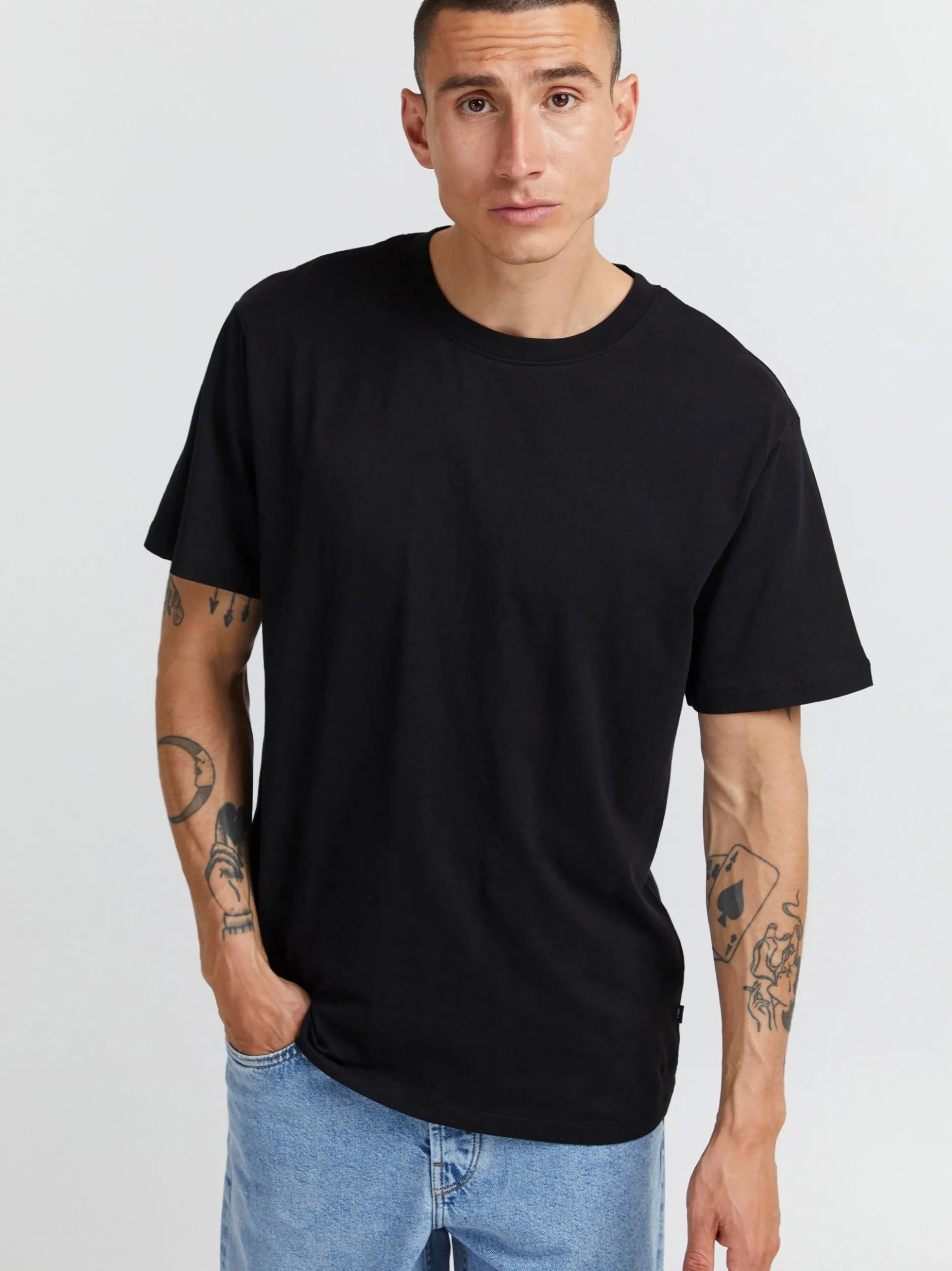 Solid Herren T-Shirt - SDCadel in schwarz