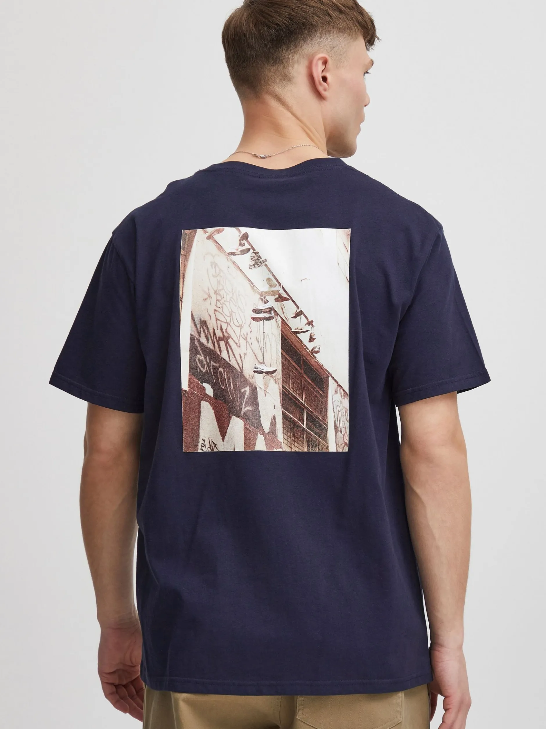 Solid Herren T-Shirt - SDGen in blau