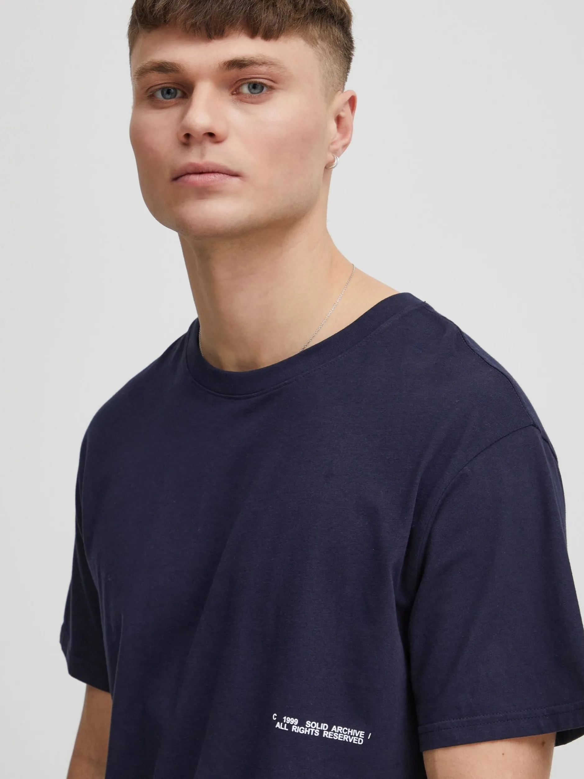Solid Herren T-Shirt - SDGen in blau