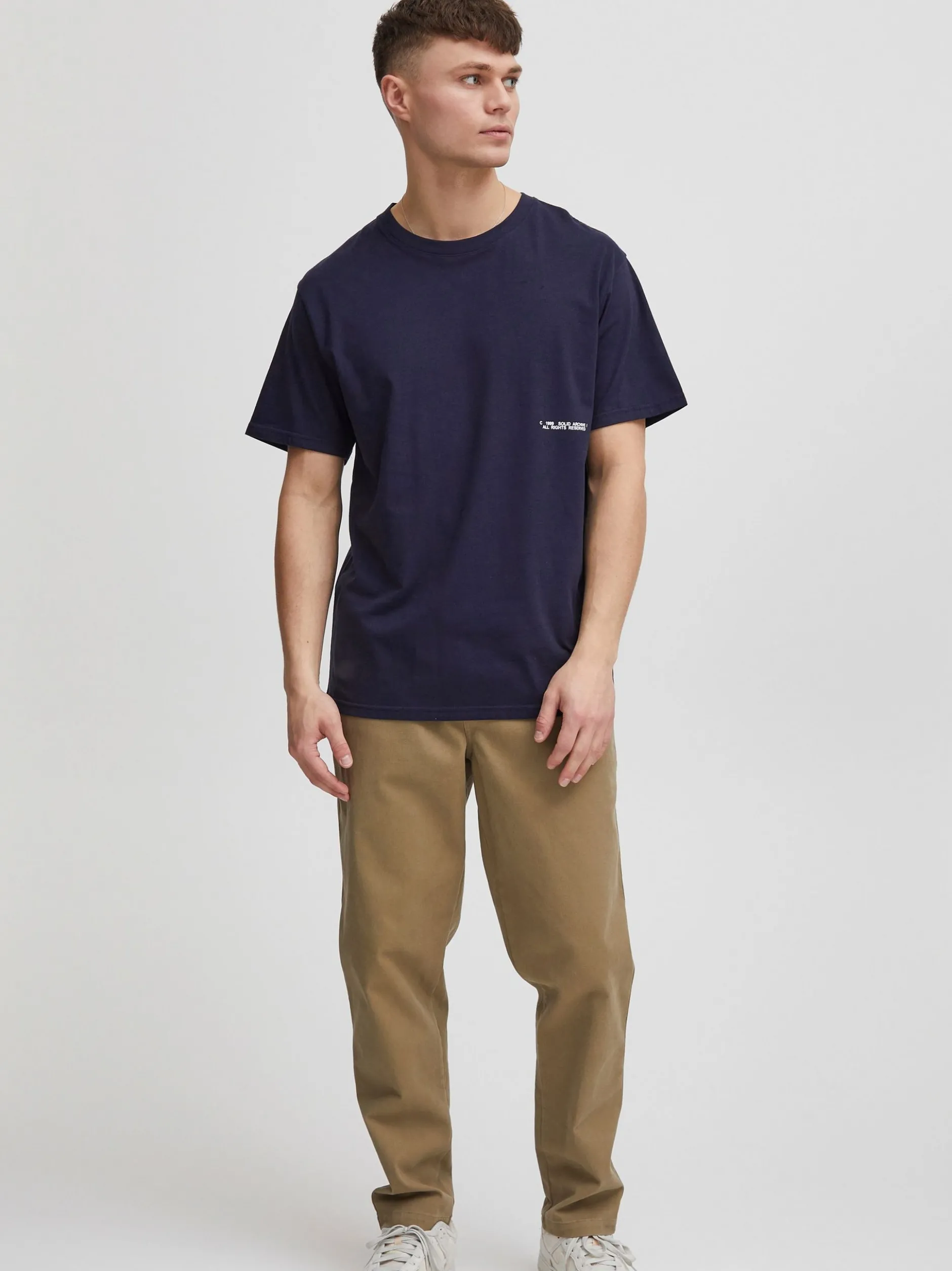 Solid Herren T-Shirt - SDGen in blau
