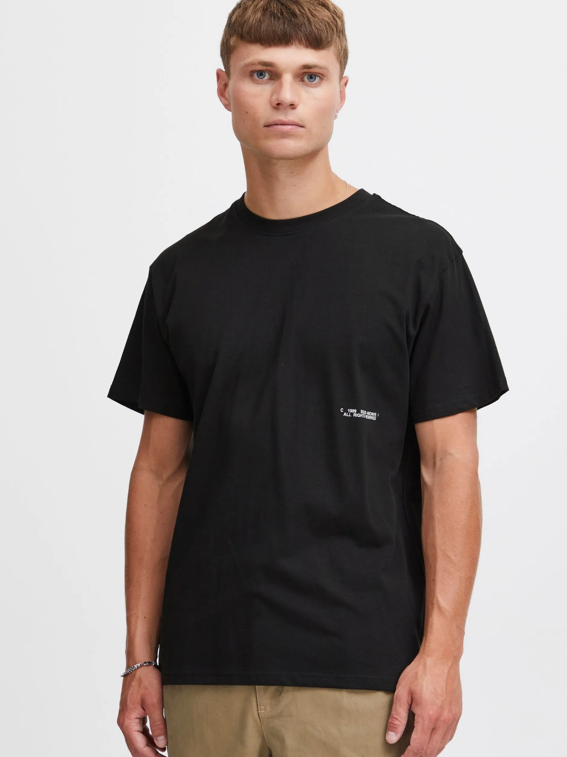 Solid Herren T-Shirt - SDGen in schwarz