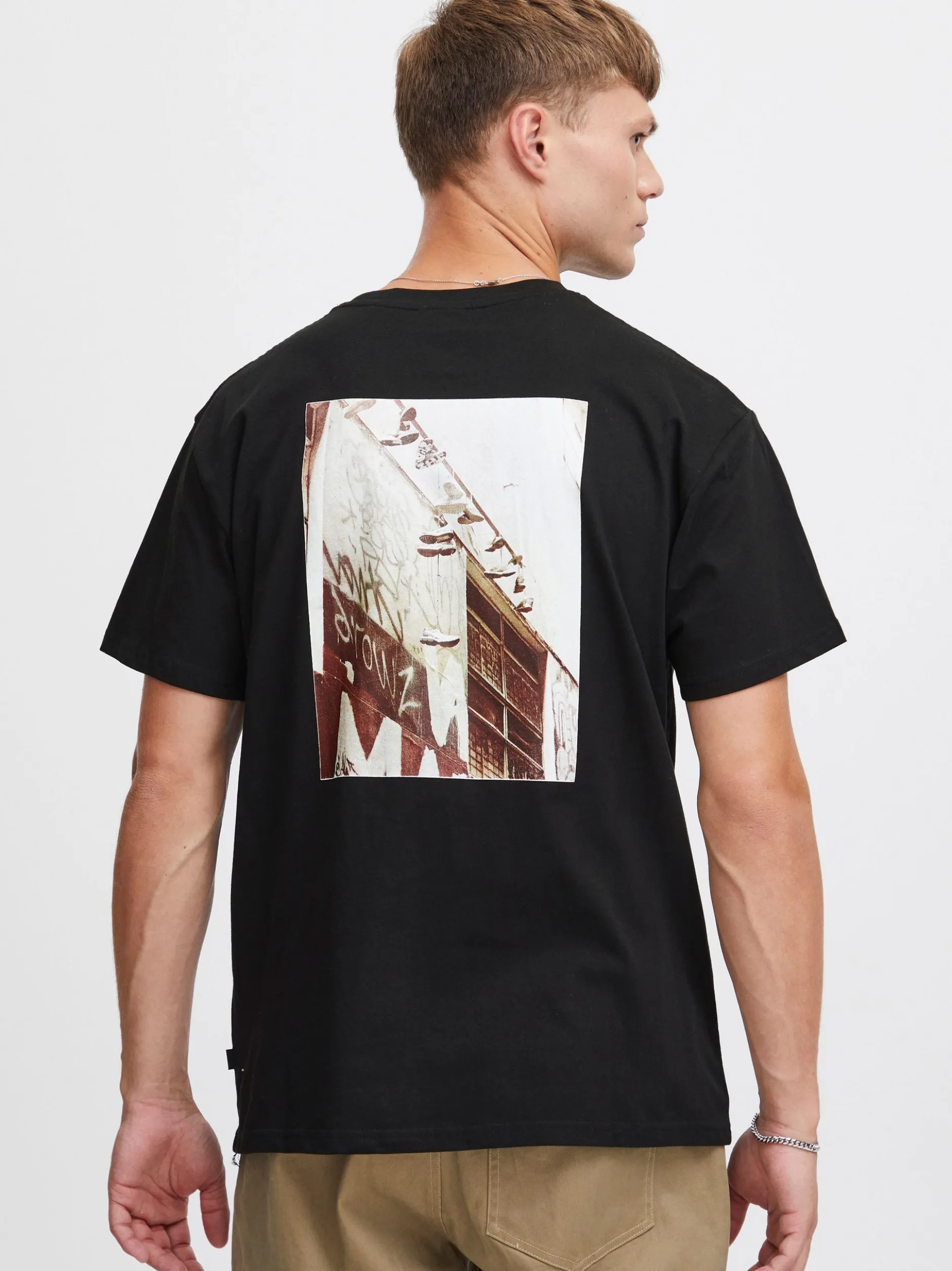 Solid Herren T-Shirt - SDGen in schwarz