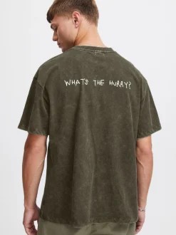Solid Herren T-Shirt - SDHammad in grün
