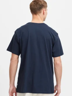 Solid Herren T-Shirt - SDIlias in blau