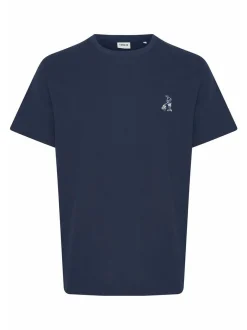 Solid Herren T-Shirt - SDIlias in blau