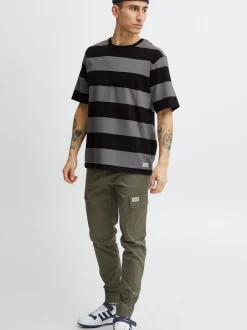 Solid Herren T-Shirt - SDJoey in schwarz