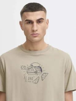 Solid Herren T-Shirt - SDOdell in beige
