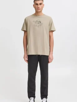Solid Herren T-Shirt - SDOdell in beige