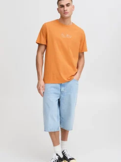 Solid Herren T-Shirt - SDPedro in orange