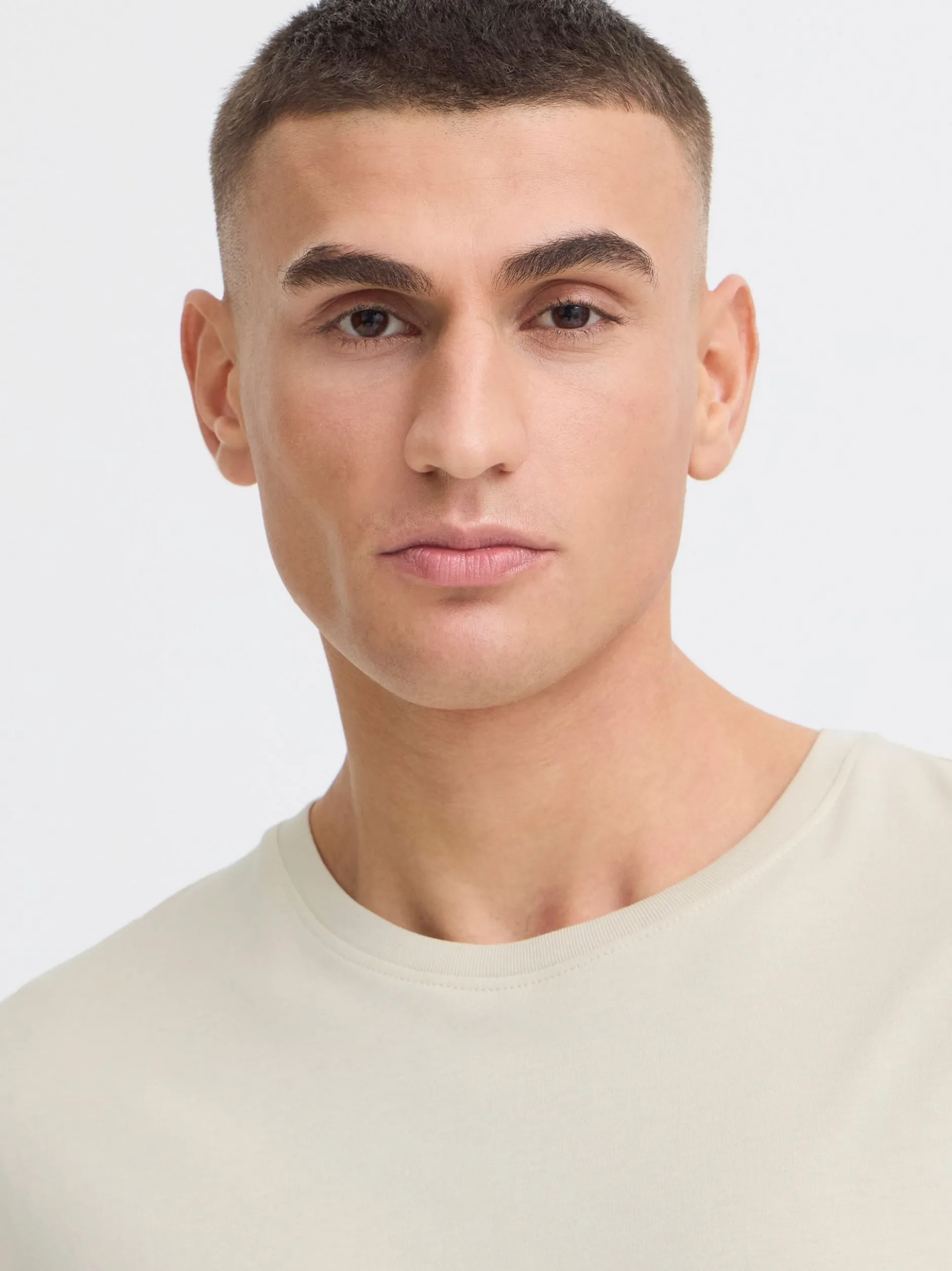 Solid Herren T-Shirt - SDRock in beige