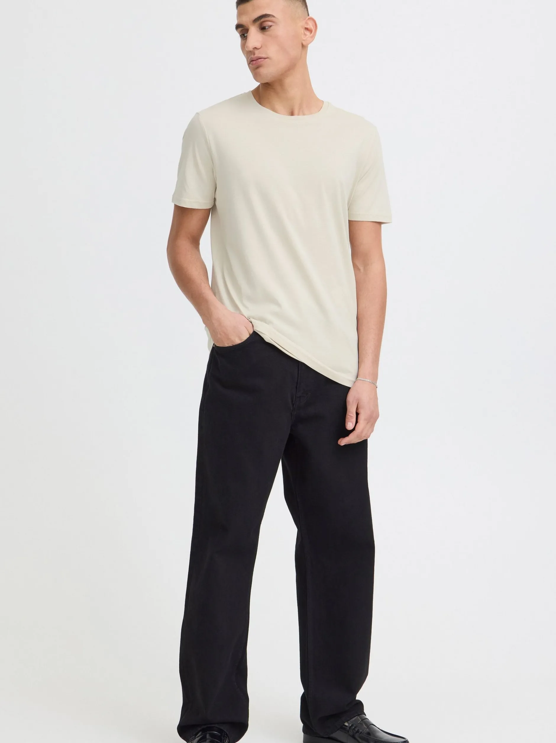Solid Herren T-Shirt - SDRock in beige