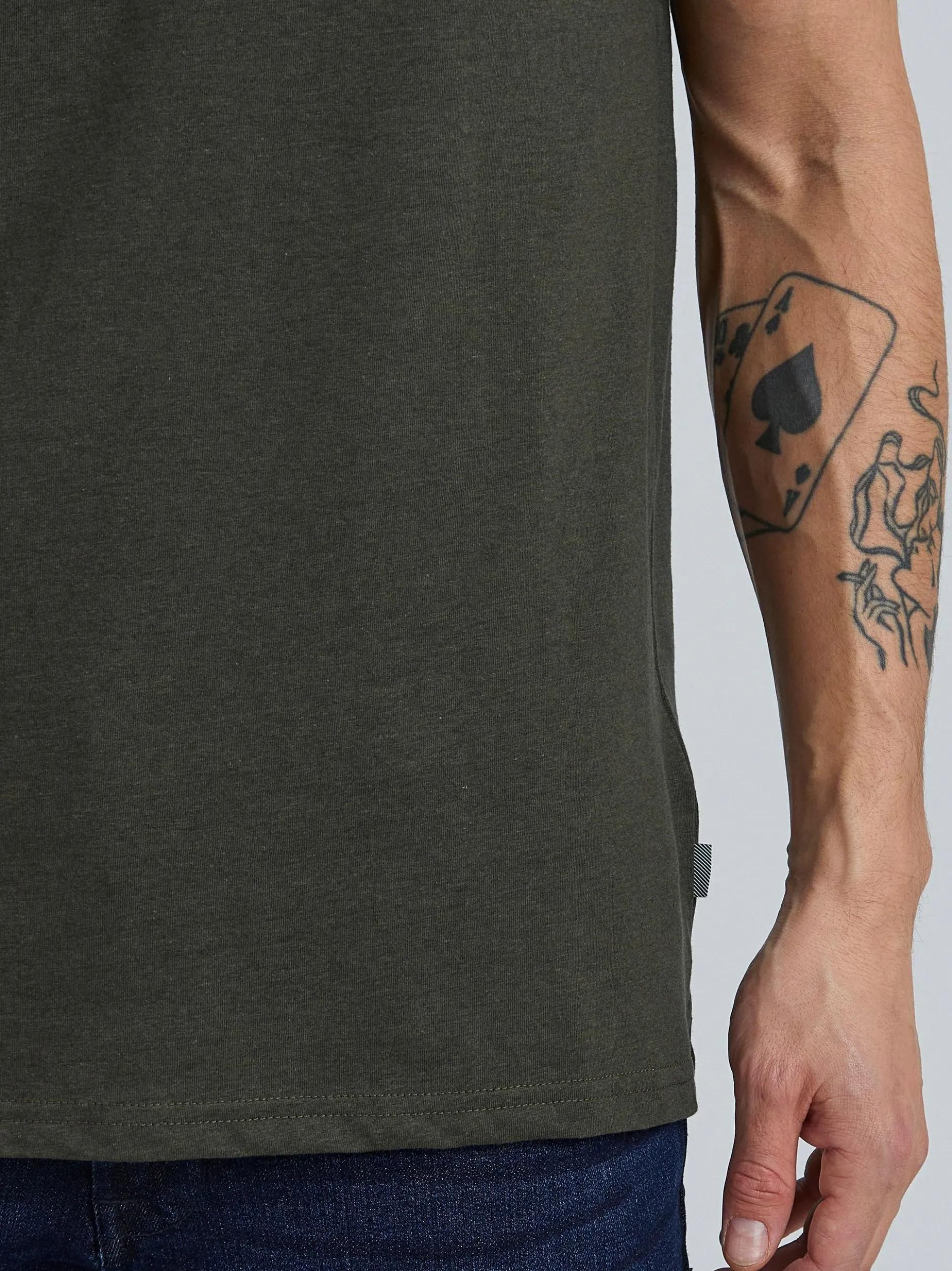 Solid Herren T-Shirt - SDRock in grün