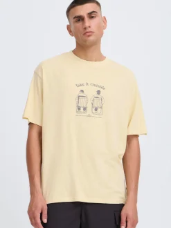 Solid Herren T-Shirt - SDTalon in vanille