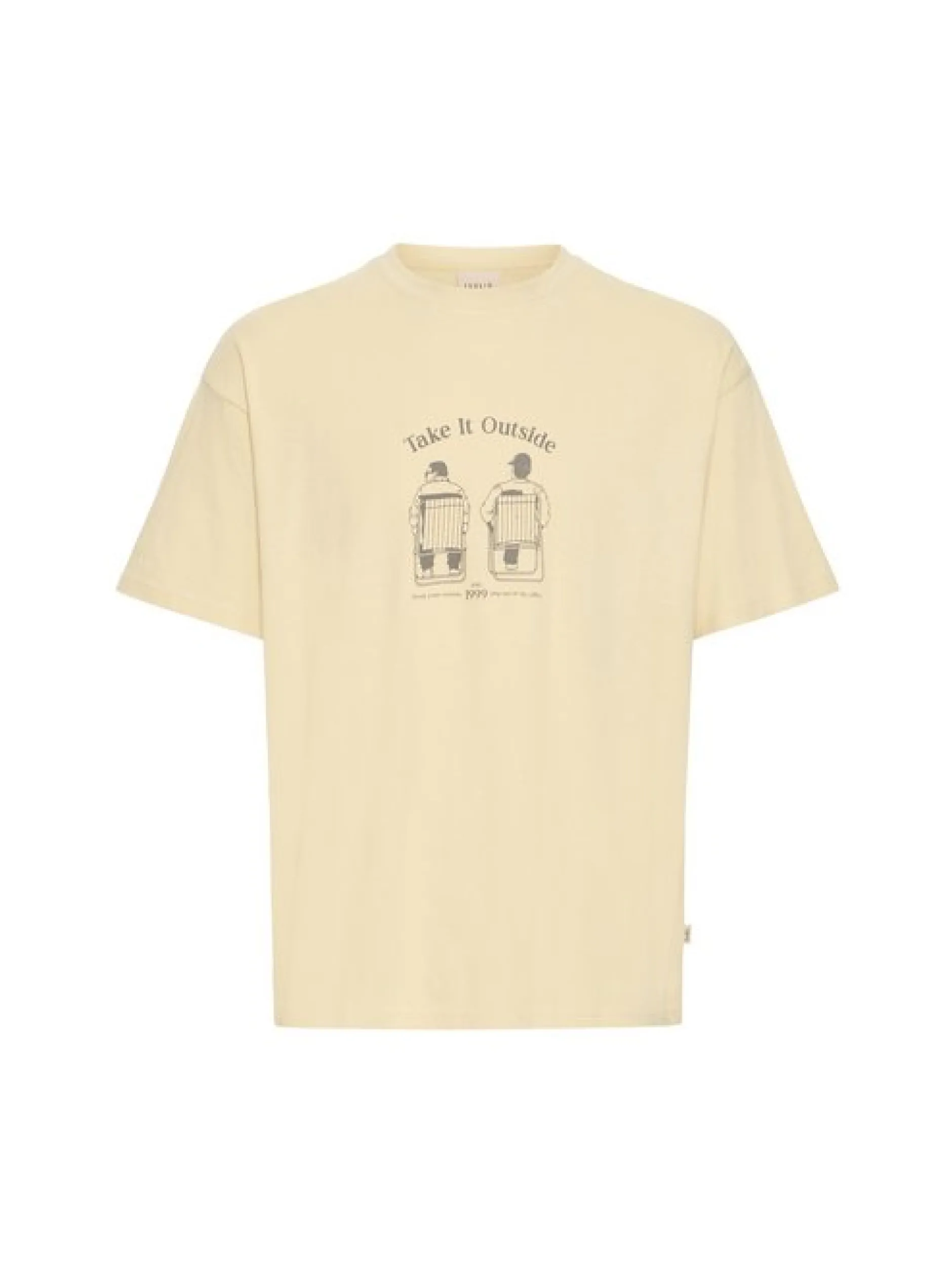 Solid Herren T-Shirt - SDTalon in vanille