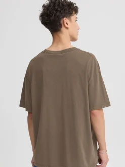 Solid Herren T-Shirt - SDTenny in braun