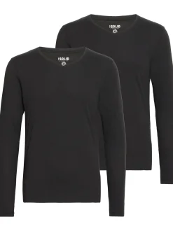 Solid Herren V-Shirt - SDBasil in schwarz