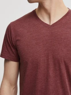 Solid Herren V-Shirt - SDBedo in rot