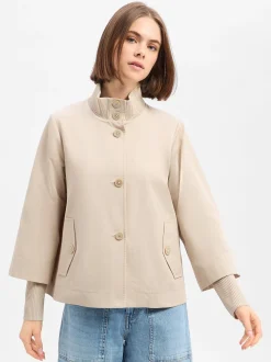 s.Oliver BLACK LABEL Damen Übergangsjacke in beige