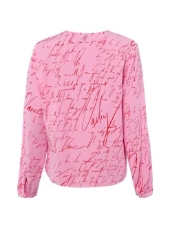 s.Oliver BLACK LABEL Damen Blusenshirt in pink rot