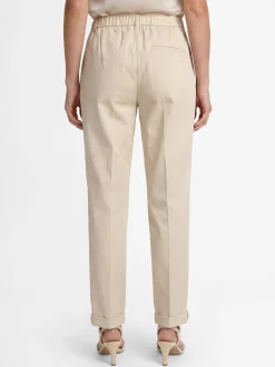 s.Oliver BLACK LABEL Damen Chino in beige - Länge: lang