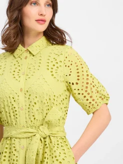 s.Oliver BLACK LABEL Damen Freizeitkleid in kiwi