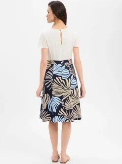 s.Oliver BLACK LABEL Damen Kleid in mehrfarbig