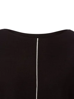 s.Oliver BLACK LABEL Damen Pullover in schwarz ecru