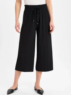 s.Oliver BLACK LABEL Damen Stoffhose in schwarz