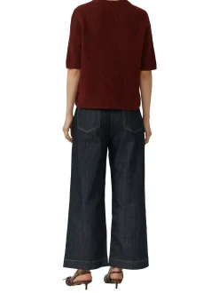 s.Oliver BLACK LABEL Damen Strickpullover in bordeaux