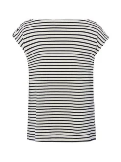 s.Oliver BLACK LABEL Damen Top in ecru marine