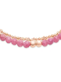 s.Oliver Damen Armband - Colorful Beads in roségold