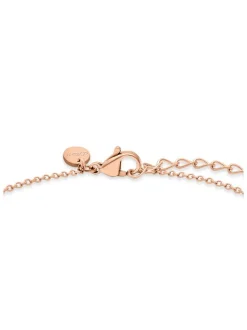 s.Oliver Damen Armband - Flower in roségold