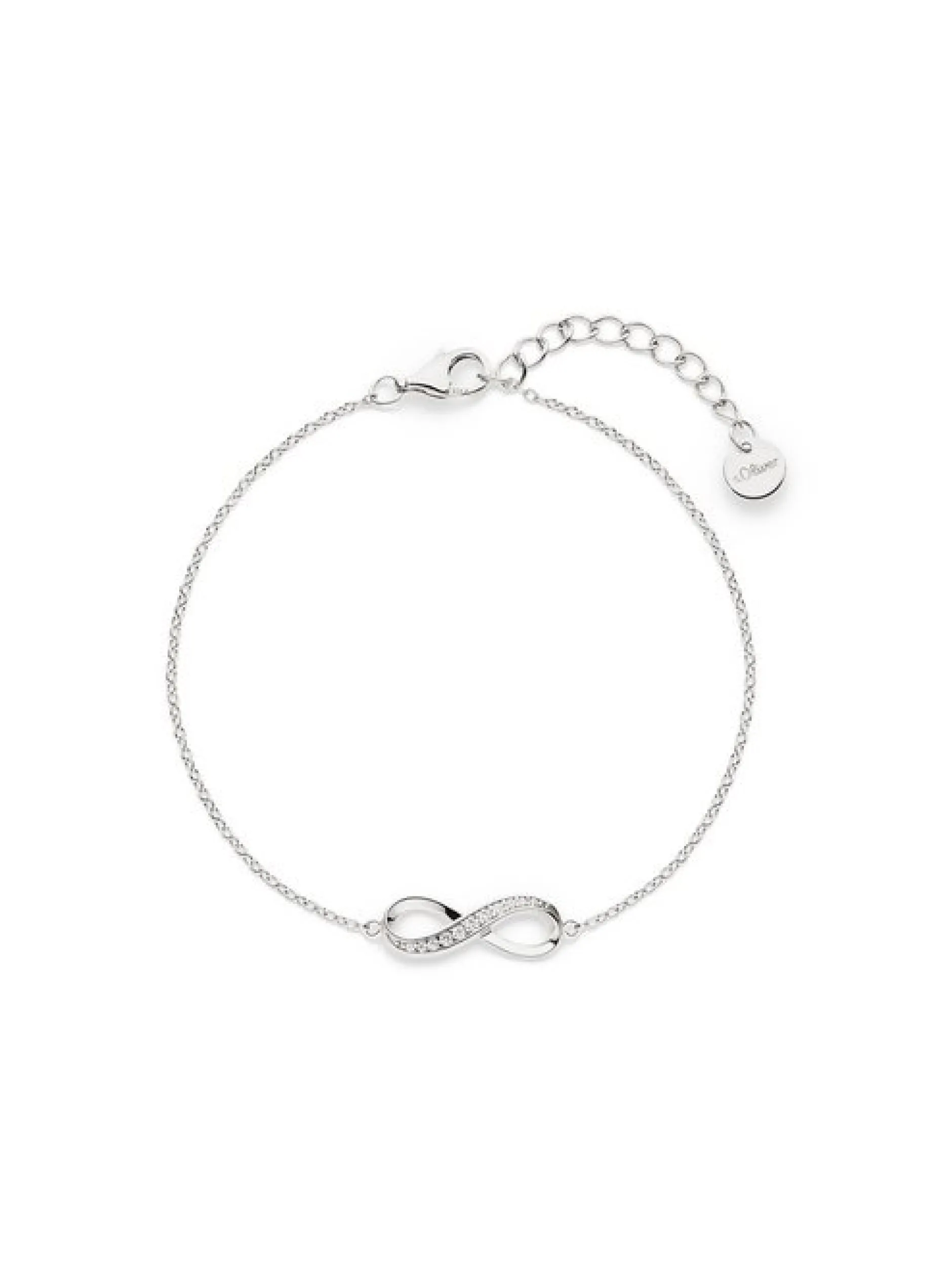 s.Oliver Damen Armband - Infinity in silber