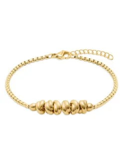 s.Oliver Damen Armband - Knots in gold