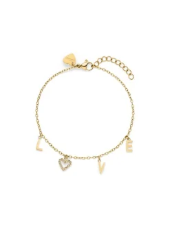 s.Oliver Damen Armband - Love in gold