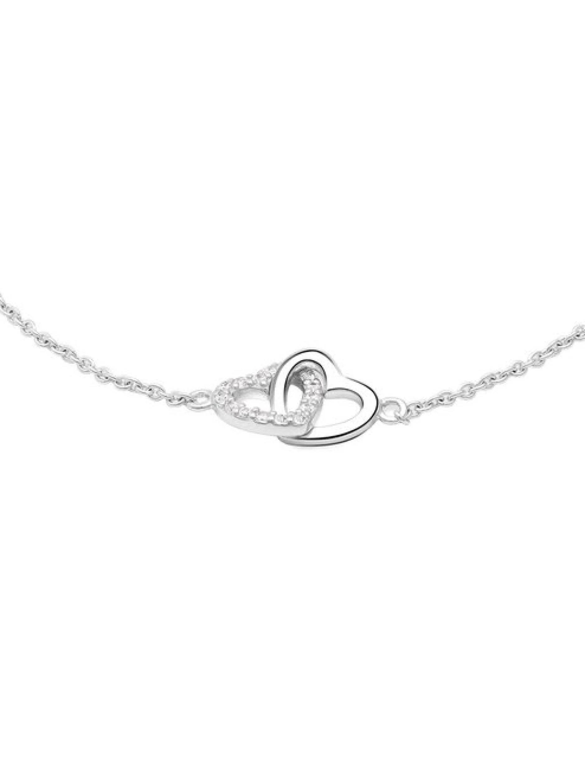s.Oliver Damen Armband - Open Heart in silber