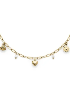 s.Oliver Damen Armband - Summer Charms in gold