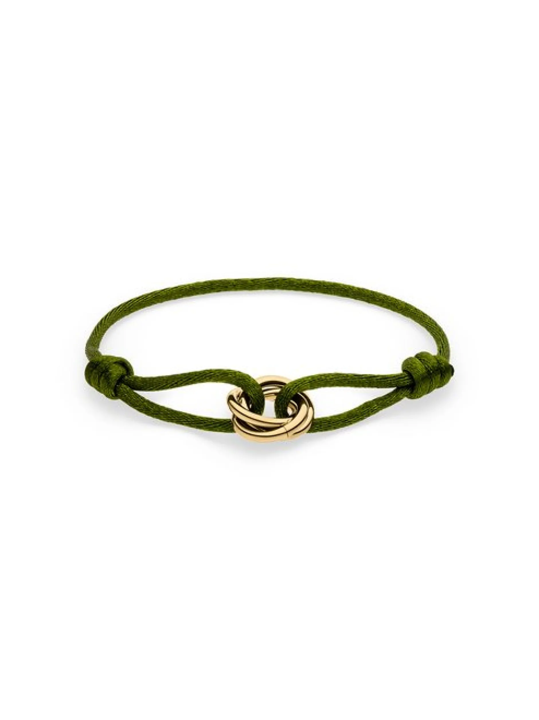 s.Oliver Damen Armband - Twisted in grün