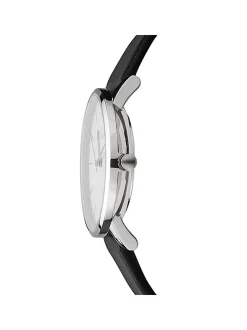 s.Oliver Damen Armbanduhr - Modern Basics in schwarz