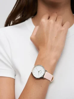 s.Oliver Damen Armbanduhr - Modern Basics in rosa