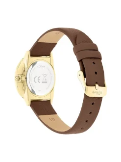 s.Oliver Damen Armbanduhr - Soft Elegance in beige