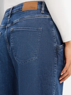s.Oliver Damen Barrel Fit Jeans in blue stone