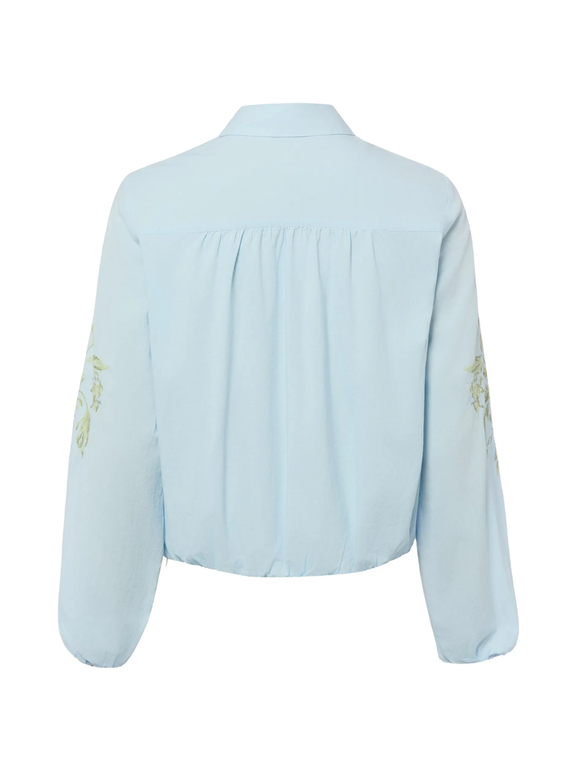 s.Oliver Damen Bluse in hellblau - Ärmel: langarm